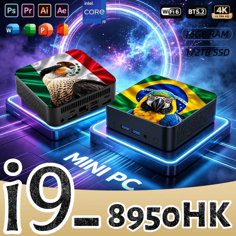 Pc Gaming Intel Core I9 - Мини-ПК Core i9-8950HK, 16 ГБ ОЗУ,