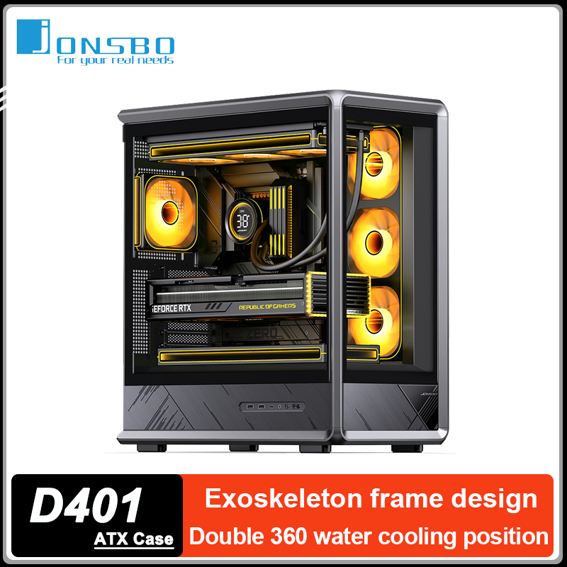 Pc Gaming Jonsbo - Чехол для ПК JONSBO D401 ATX,