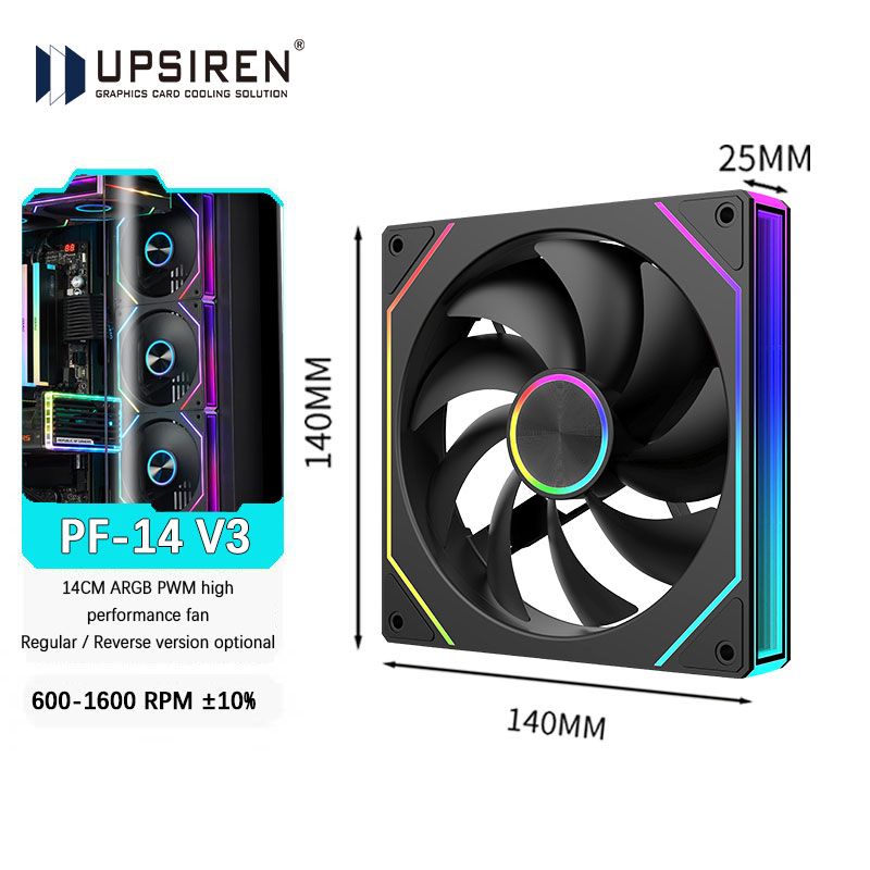 Argb Case Fan - Вентилятор для корпуса UPSIREN PF-14 V3