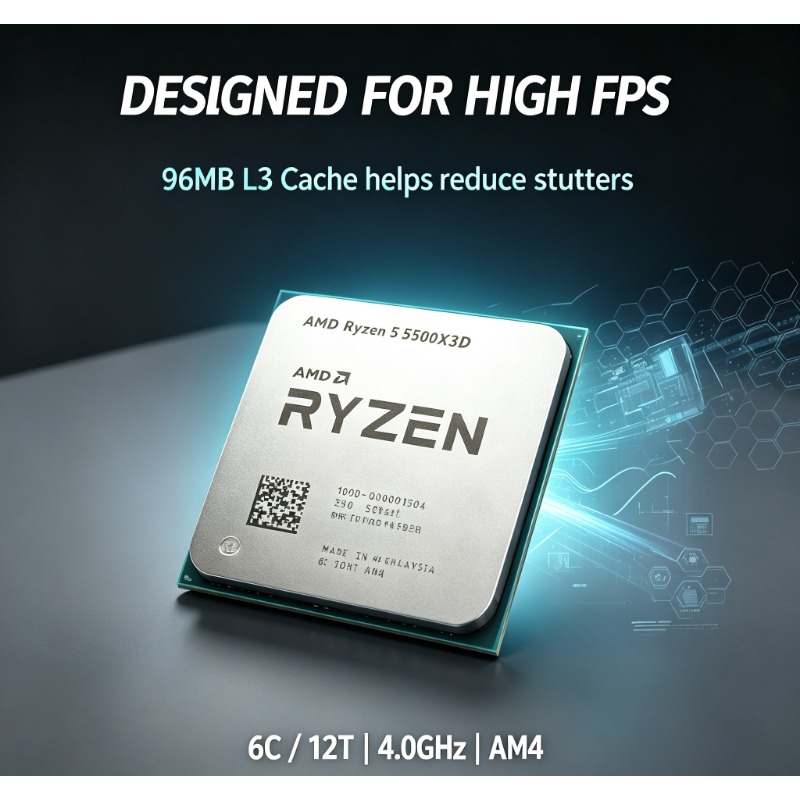 Pc Gaming Ryzen 5 - Процессор AMD Ryzen 5 5500X3D для