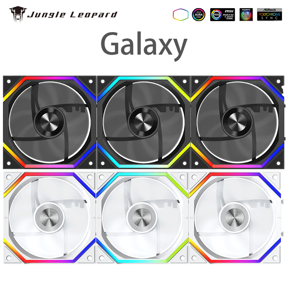 Argb Case Fan - Jungle Leopard Galaxy Prism XH Плавные