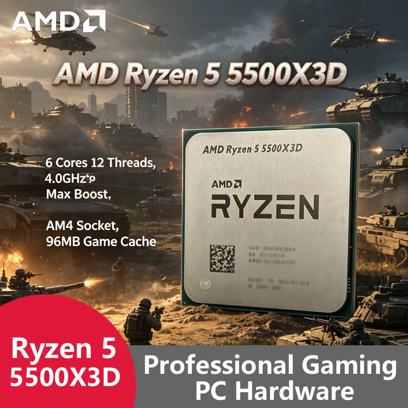 Pc Gaming Ryzen 5 - Игровой процессор AMD Ryzen 5 5500X3D