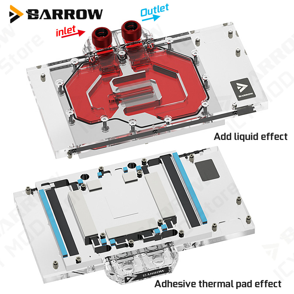 Водоблок Barrow VGA для видеок – обзор и цена Pc Gaming Rtx 5090