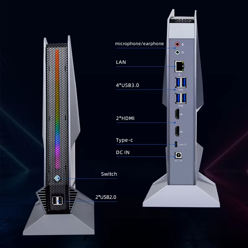 Игровой мини-ПК Topton F10 с N – обзор и цена Pc Gaming Intel Core I7