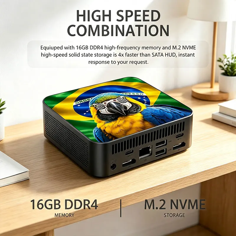 Мини-ПК New Mexico Brazil Flag – обзор и цена Pc Gaming Ddr3