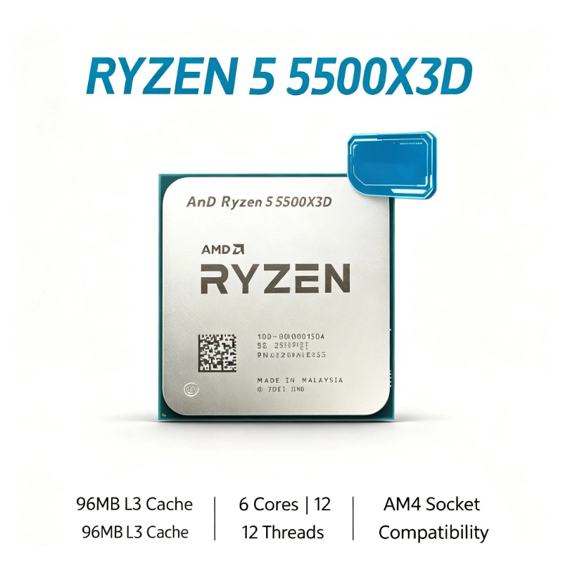 Процессор AMD Ryzen 5 5500X3D  – обзор и цена Pc Gaming Ryzen 5