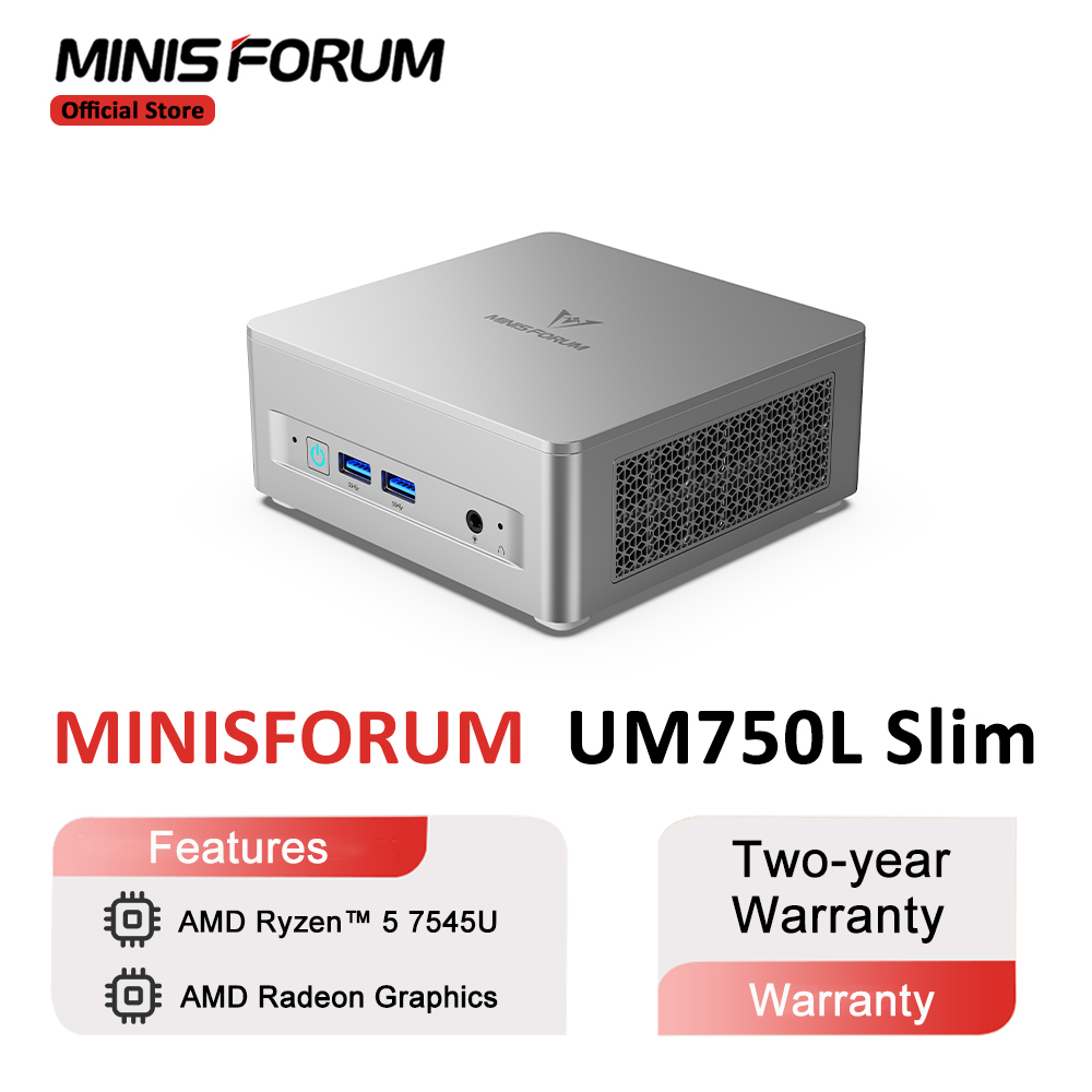 MINISFORUM Mini PC UM750L Slim – обзор и цена Pc Gaming Ryzen 5