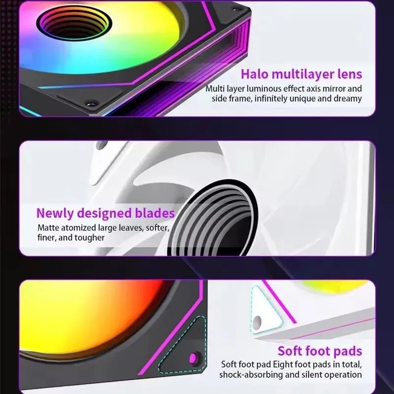 Вентилятор для ПК LDPCSJ Prism – обзор и цена Argb Case Fan