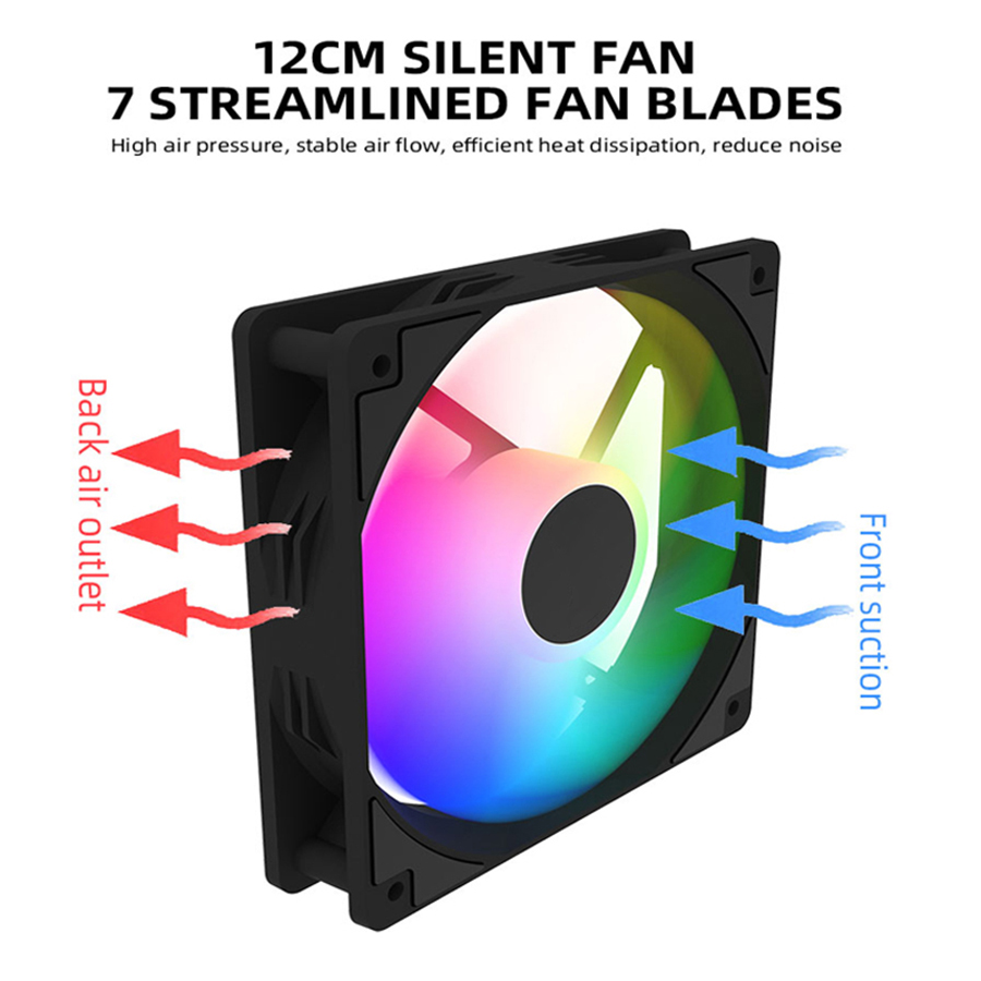 120 мм вентилятор корпуса ПК 1 – обзор и цена Argb Case Fan