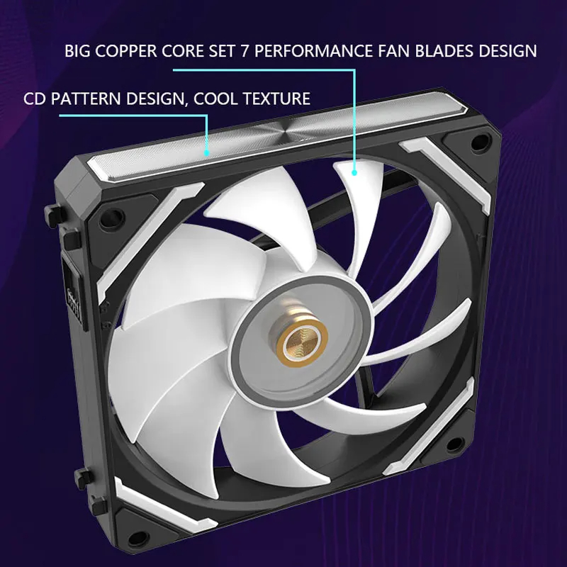 UPSIREN WF-120 ARGB PWM 3 шт.  – обзор и цена Argb Case Fan